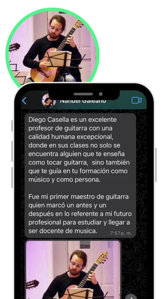 Testimonio guitar lab academy Nahuel Galeano