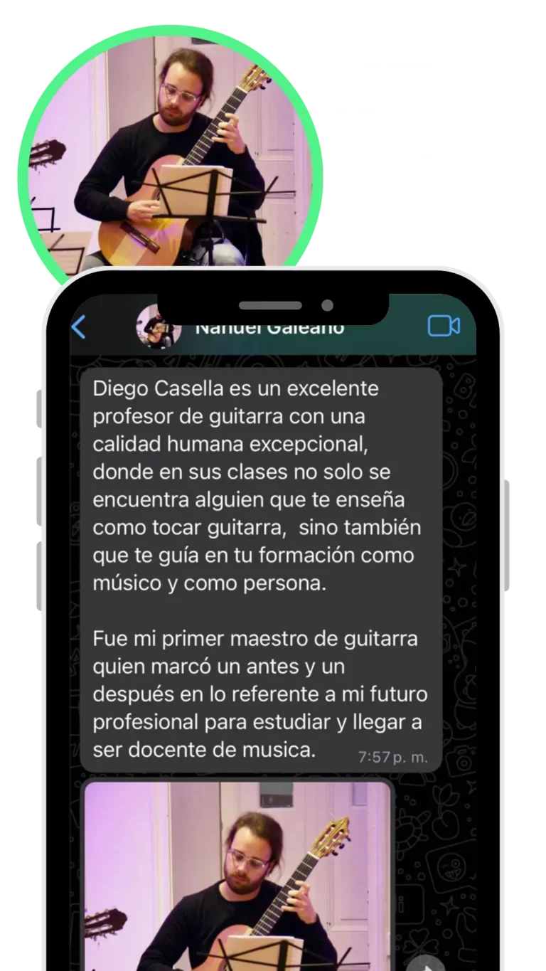 Testimonio guitar lab academy Nahuel Galeano